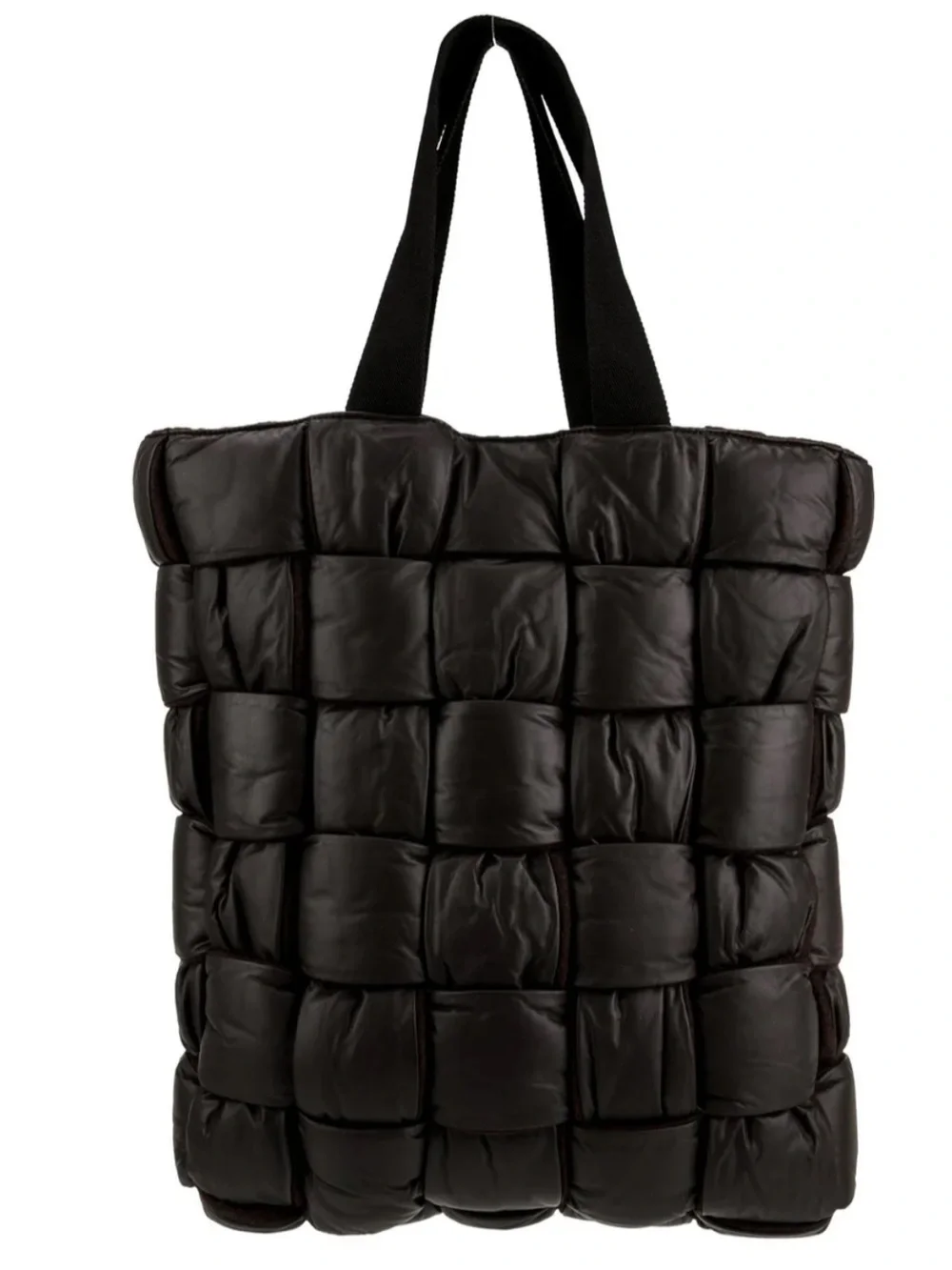 BOTTEGA VENETA Felt Padding Quilted Leather Tote. Born. Like New. RT $ 5450.